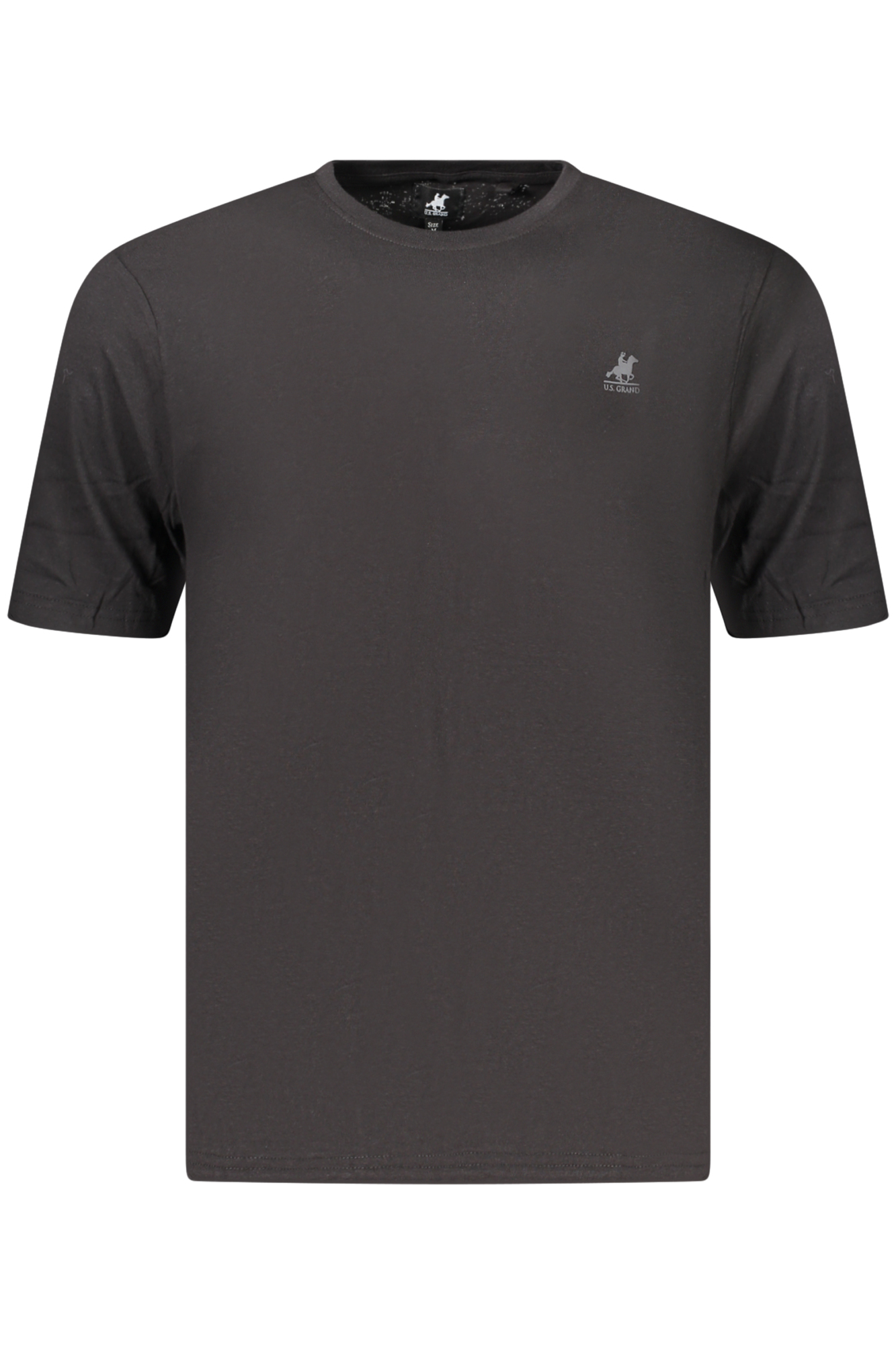 US GRAND MEN'S BLACK SHORT-SLEEVE T-SHIRT