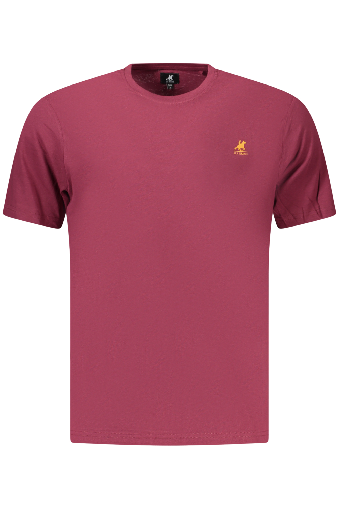 US GRAND MEN'S SHORT-SLEEVED RED T-SHIRT